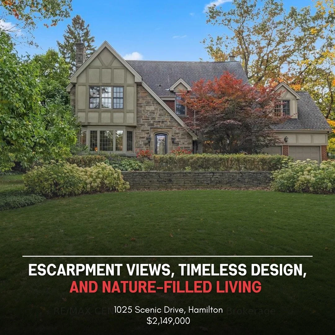 Beautifully located along a gorgeous stretch of the Escarpment with breath taking views. 
Enjoy stunning walks along the Bruce Trail. Minutes from your front door, grand glimpses of the city & look out points. Architecturally stunning, this home