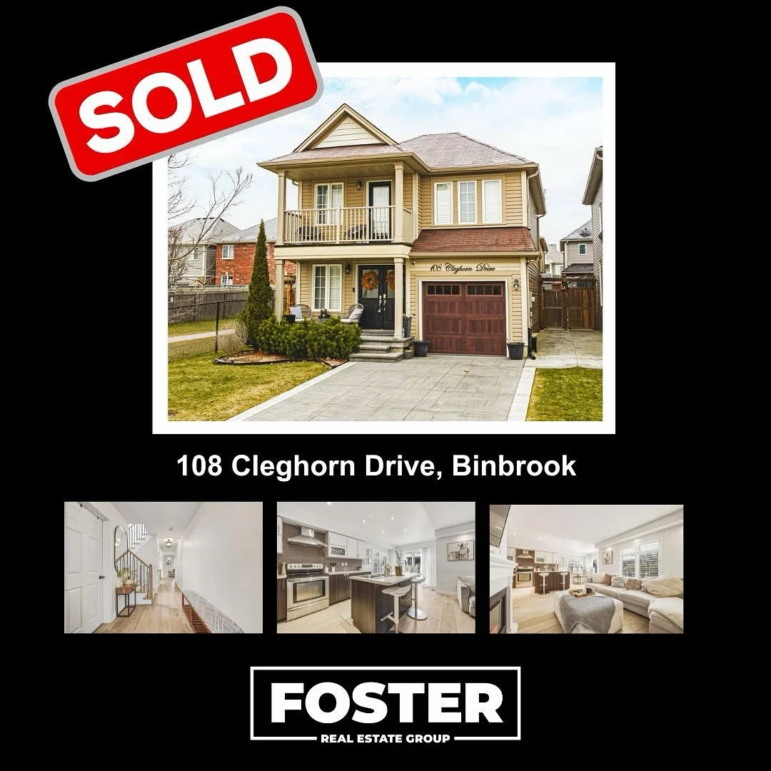 108 Cleghorn Drive in Binbrook is officially off the market and SOLD for 💯 of list price. 🏡 

🎉Congratulations to our amazing clients&hellip;and to the soon to be new owners&hellip;cheers to you&hellip;we hope you create beautiful new memories in 