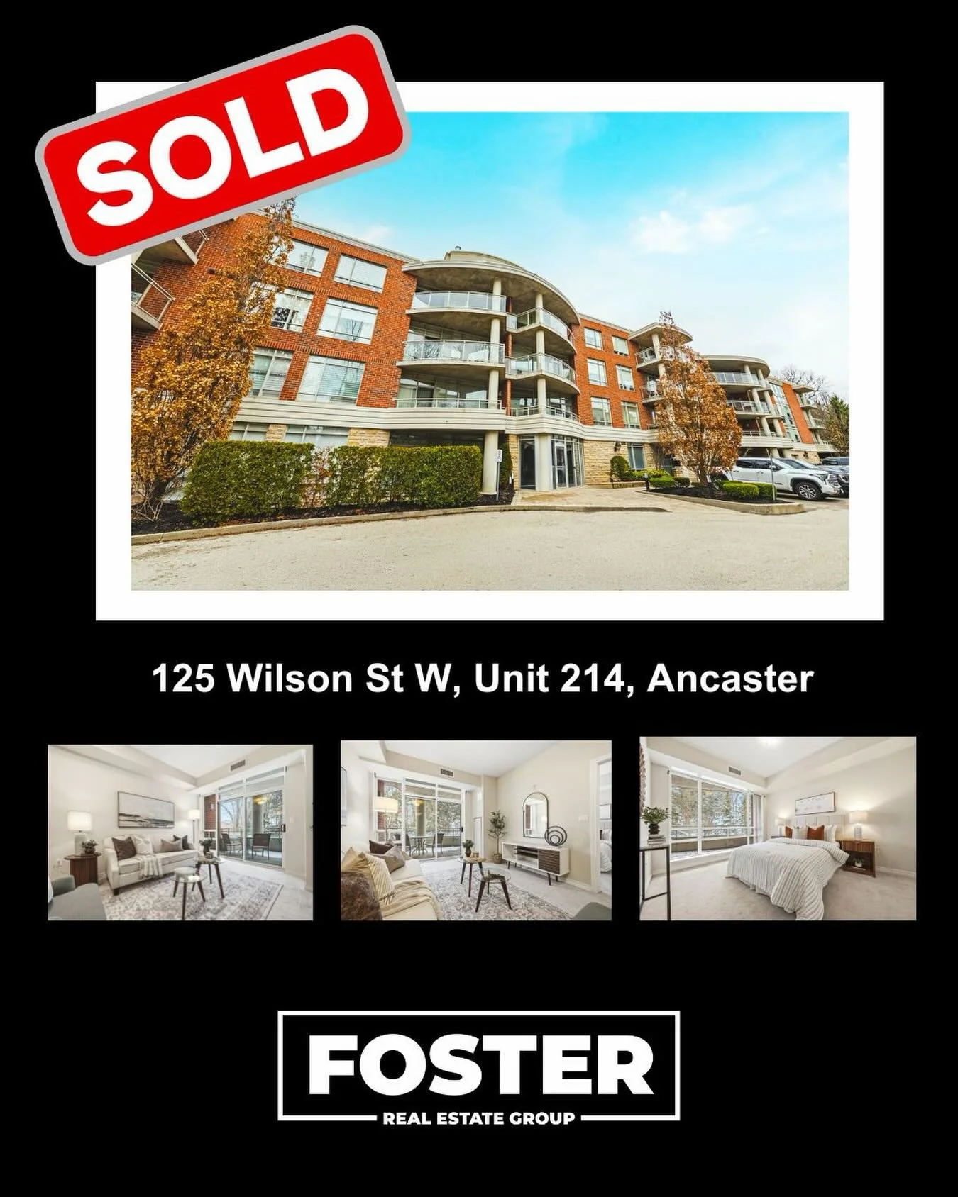 ✨125 Wilson Street West, Unit 214 in Ancaster is officially SOLD!🎉

Sincere thanks to our wonderful seller for embracing the process and remaining open to pivoting in a unique condo market.

And a very BIG congratulations to an equally special buyer