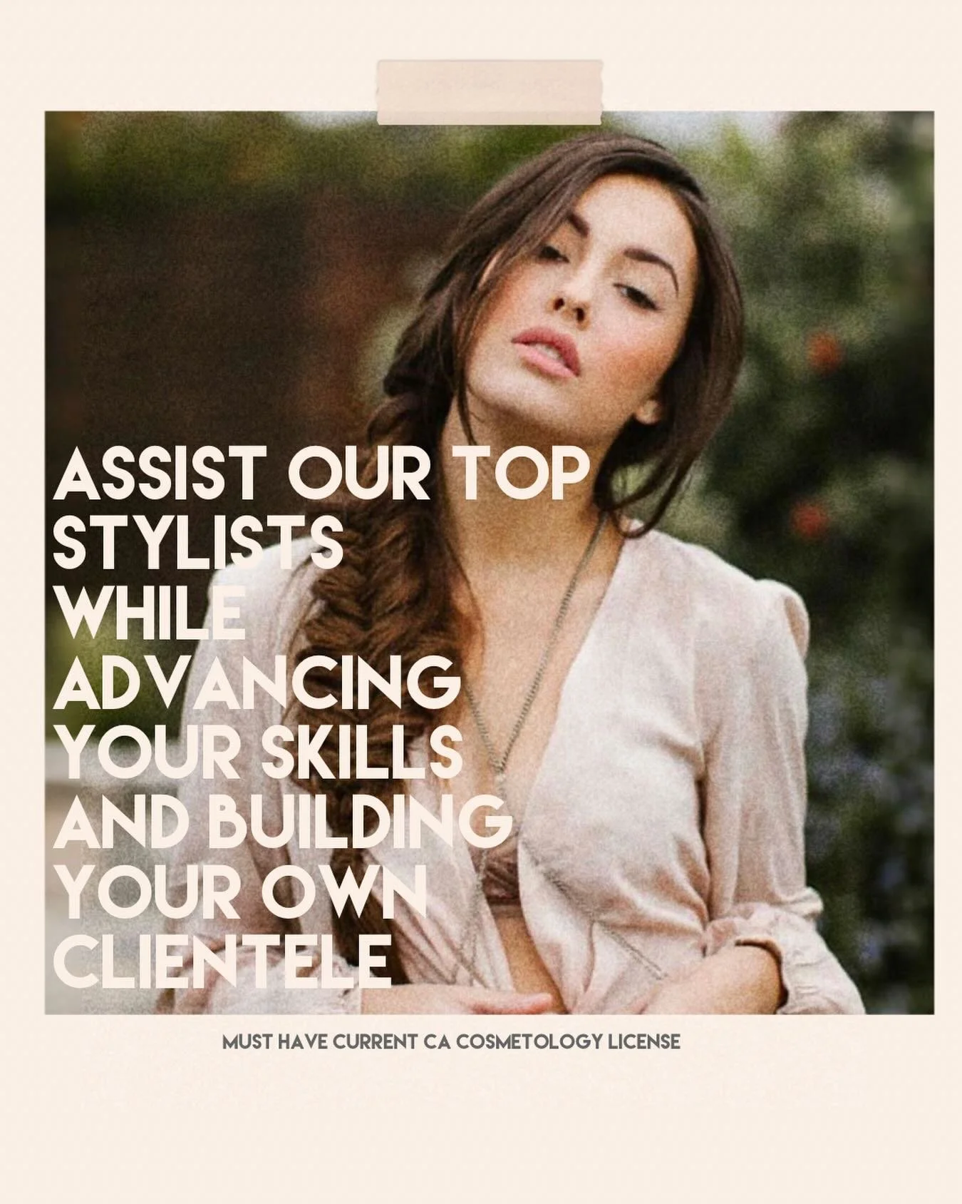 Send your resume to hello@moonriversalon.com 🤍