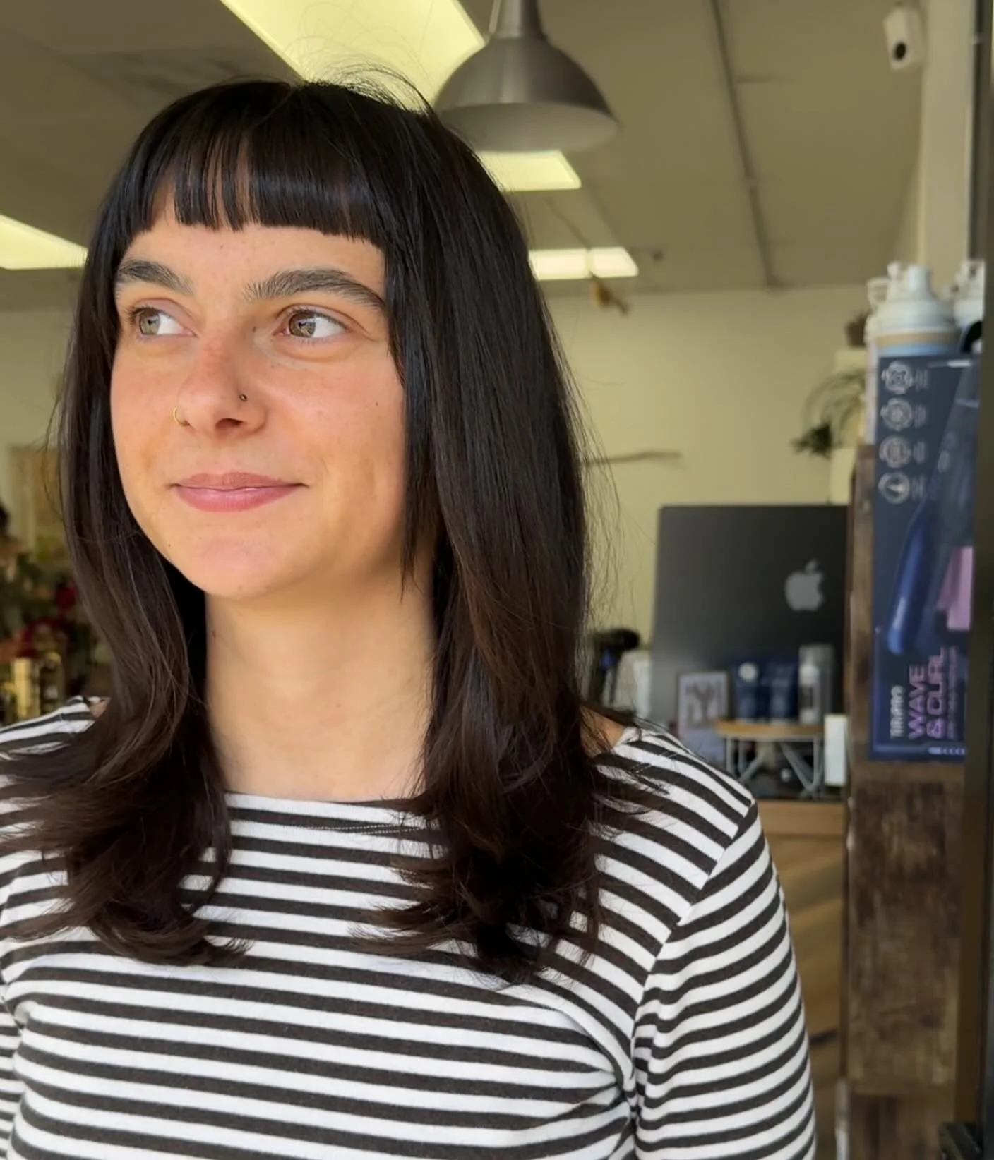 Micro bangs &amp; effortless layers💫