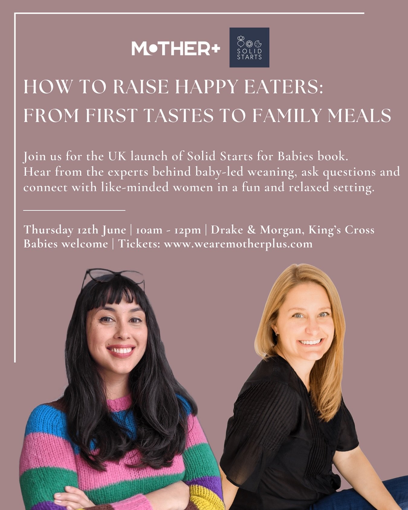 ✨✨We&rsquo;re hosting the UK launch of Solid Starts for Babies &mdash; the modern parent&rsquo;s essential guide to introducing solids. ✨✨

Hosted by @melissa.hemsley with Kim from @solidstarts as well as @gillrap and Tracey Murkett.

Join us for a f