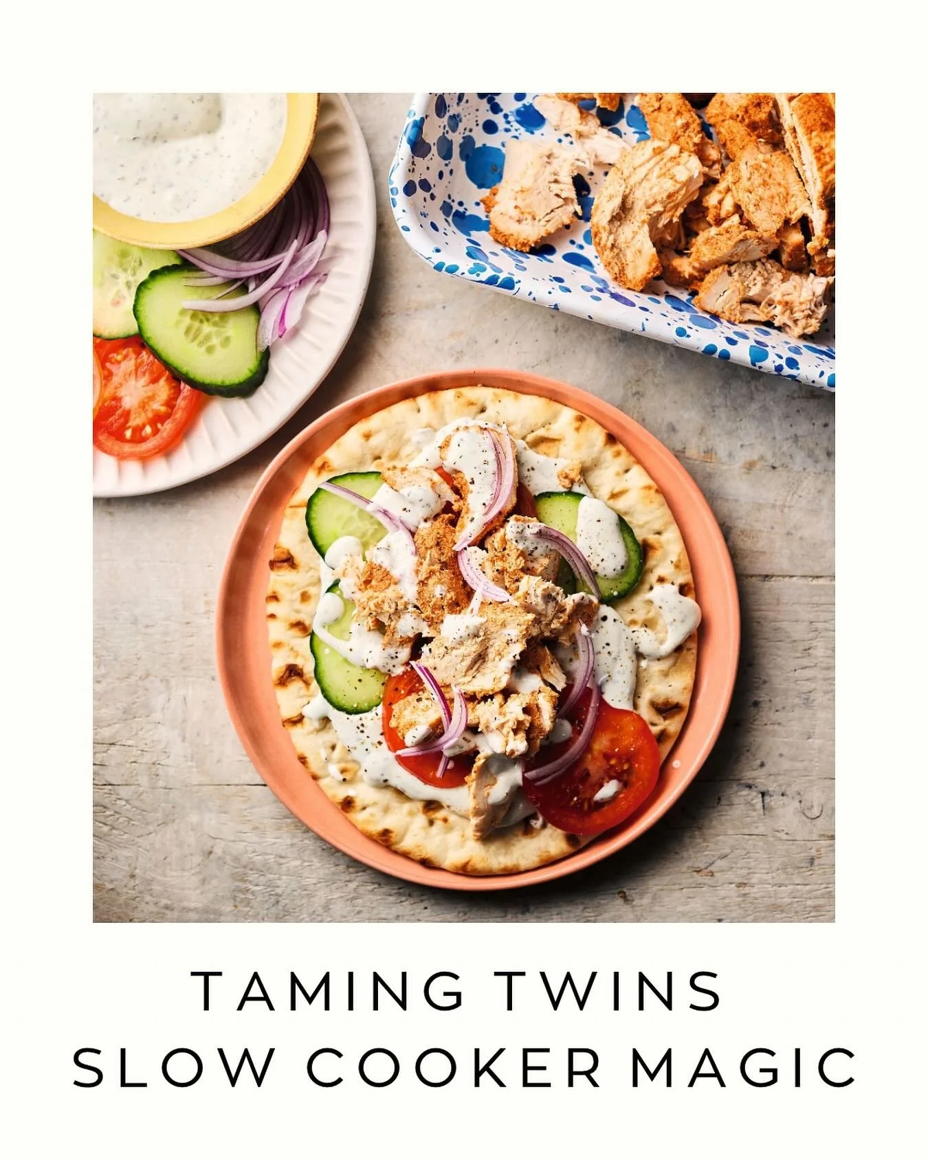 Slow cooker season, sorted.
The queen of family cooking, Sarah Rossi (@tamingtwins ), is back with a new book that does the hard work for you. 

From chicken shawarma to cinnamon buns, she&rsquo;s shared three exclusive recipes with Mother+ that prov