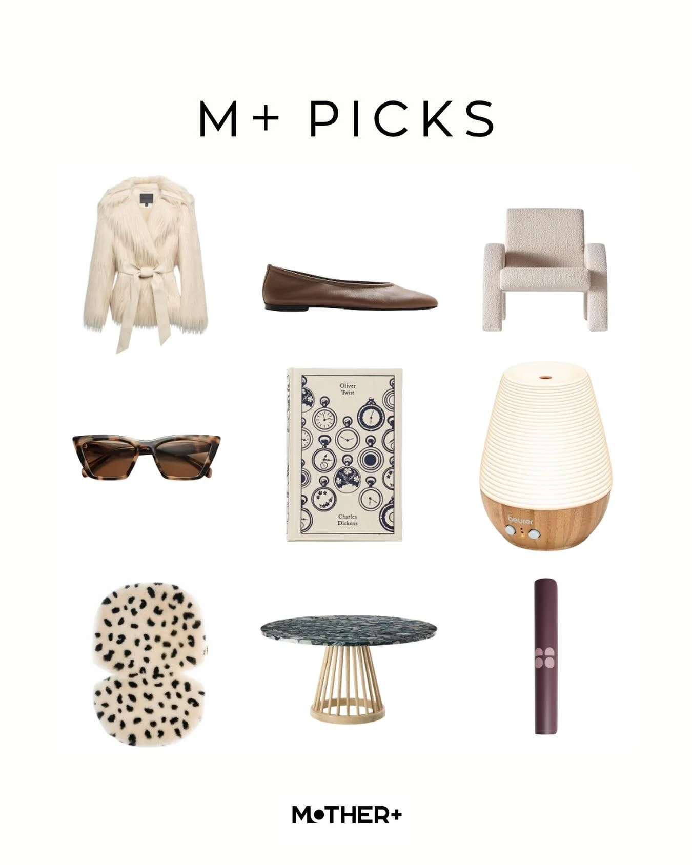 M+ Picks | Small Luxuries &amp; Soft Layers 💫

This week is all about soft textures, sculptural shapes and small luxuries that make the everyday feel a little more elevated. 

From the coolest faux fur jacket to see you through the party season to t