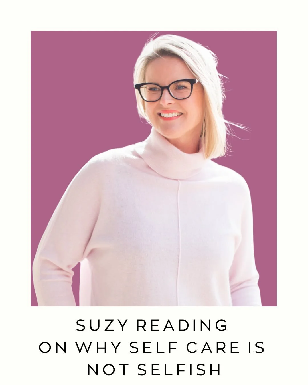 Selfish? Or Necessary?

This week,  psychologist @suzyreading makes the case for why self-care is not indulgent, but essential, and how learning to prioritise yourself benefits everyone around you.

Read the full article on our website.

#selfcareisn