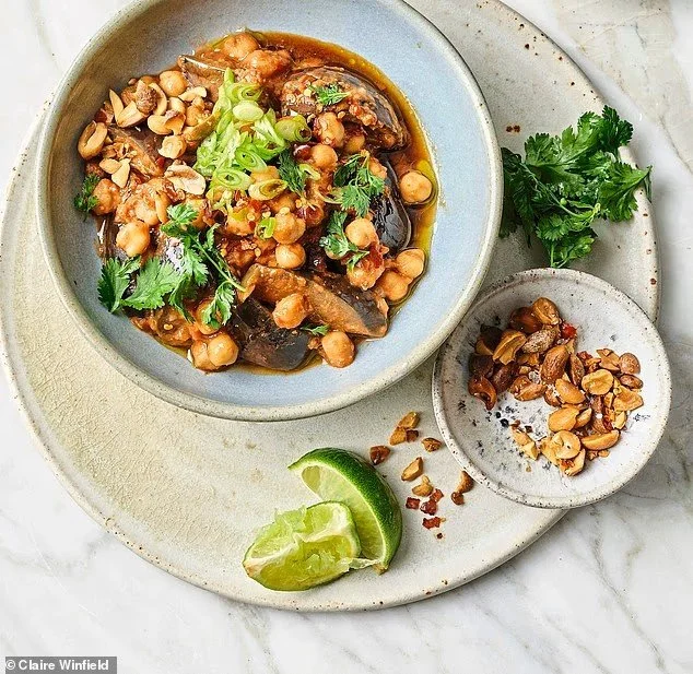ella mills SATAY-STYLE AUBERGINE STEW
