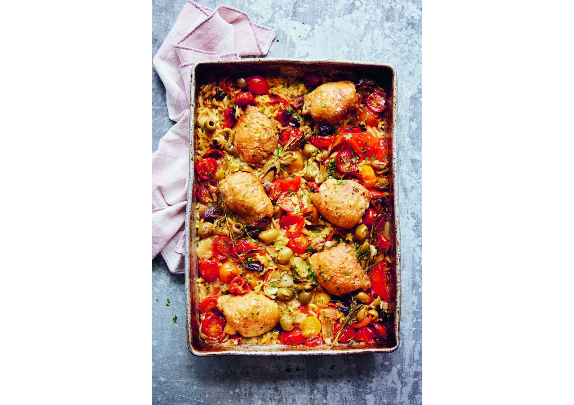 A One-Pot Chicken Cacciatore with Orzo for Easy Family Evenings