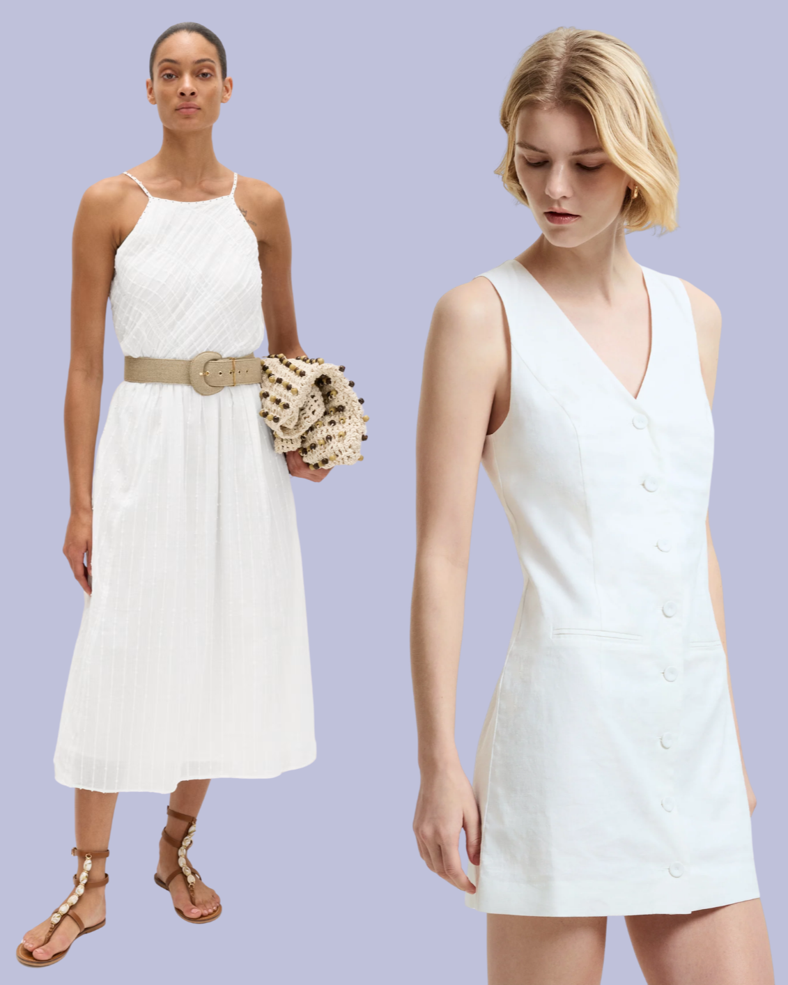 6 White Dresses made for easy Summer Dressing 