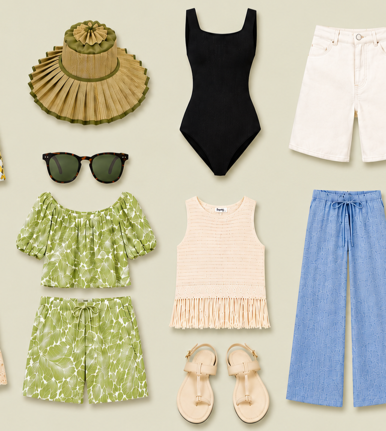 your 12-Piece Capsule For Any Summer Trip