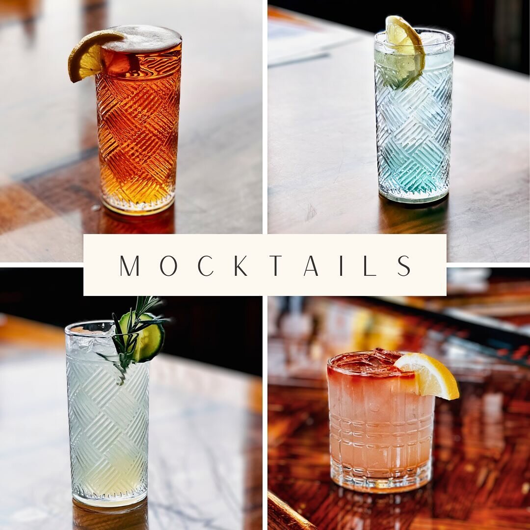 Our new NA menu has been getting quite the response so we decided to add our Mocktails, NA premix cocktails and NA beers to our Happy Hour selection! $1 off starting today! 

Happy hour is 4-6pm, Mon-Fri
.
.
. 
#happyhour #nabeer #mocktails🍹 #dryjan