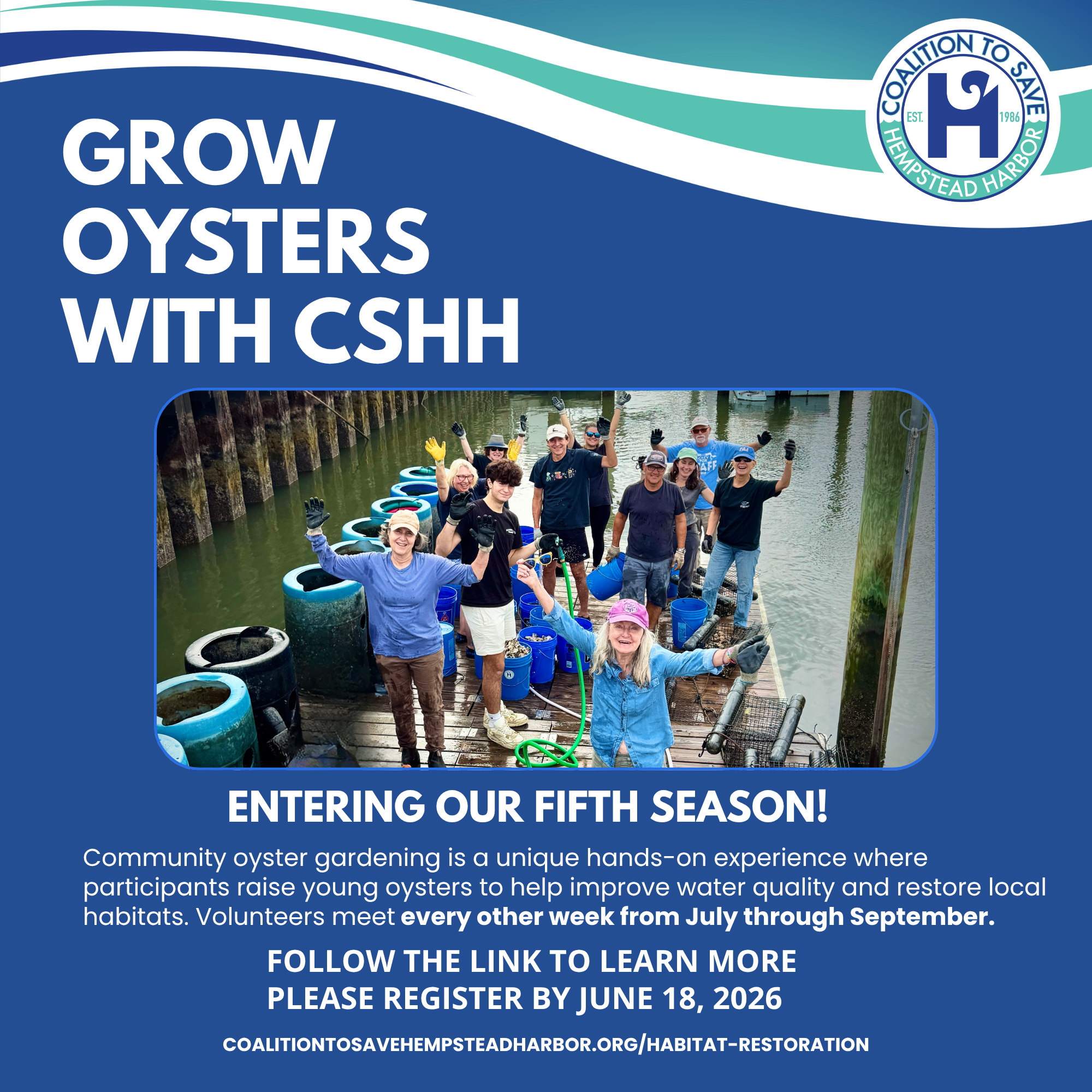 Grow Oysters with CSHH