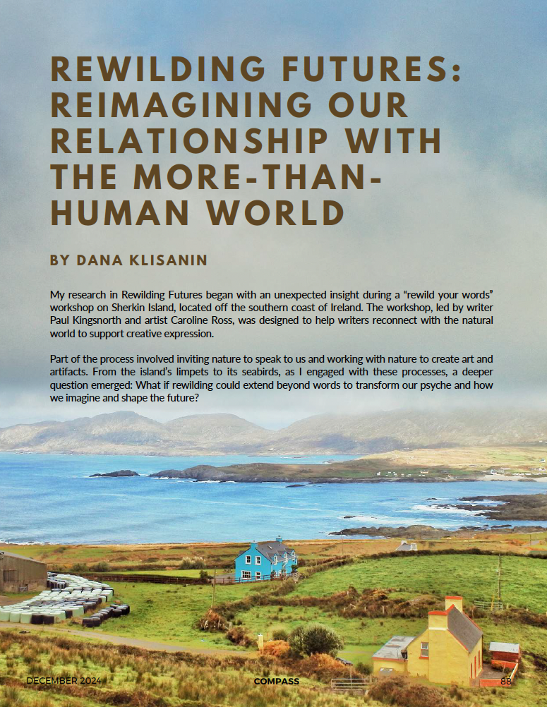 Compass article cover on Rewilding Futures