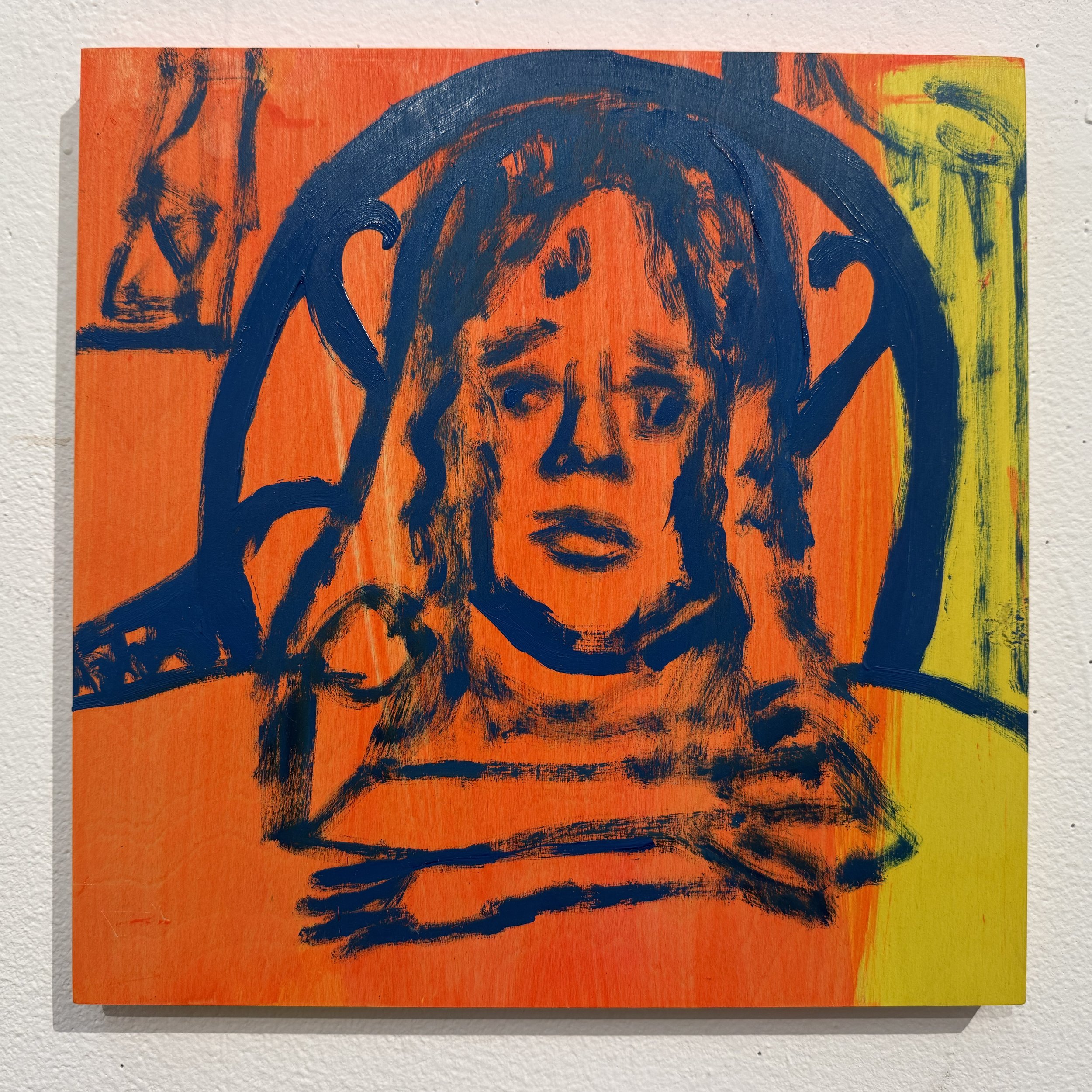 Yes I am
2025
Oil, acrylic and collage on wood panel
12 x 12 in (30.48 x 30.48 cm )
CS2025-021