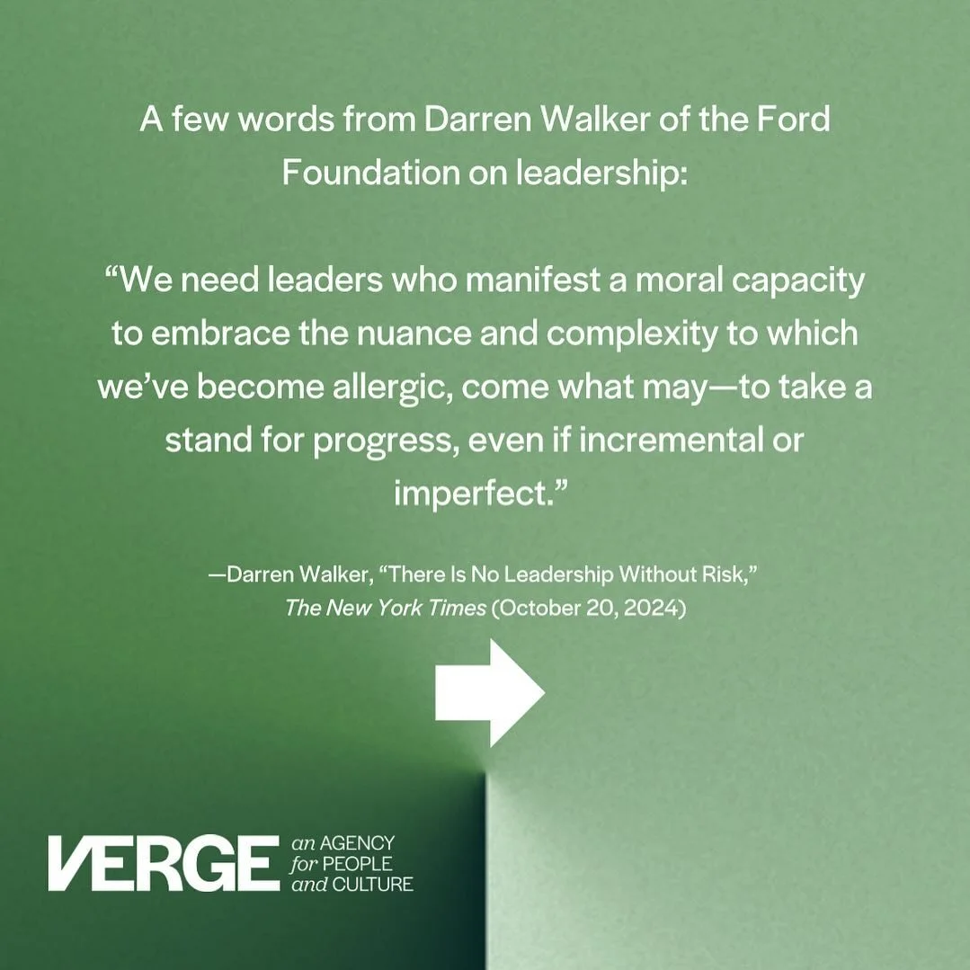 Leadership isn&rsquo;t about titles&mdash;it&rsquo;s about action. 🌟 But today, many leaders are held back by fear: fear of risk, controversy, and stepping out of line. This culture of &ldquo;playing it safe&rdquo; isn&rsquo;t just holding individua