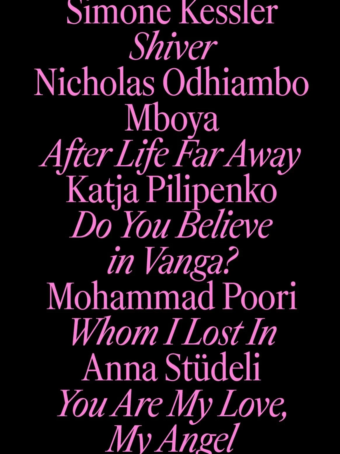 40 Jahre NEUE KUNST IN HAMBURG e.V.

Am Freitag, 23. Januar er&ouml;ffnet um 19 Uhr die Ausstellung &bdquo;40 Jahre Neue Kunst in Hamburg&ldquo; im @kunstvereinhh 

Gezeigt werden die neuen Arbeiten der aktuellen Reisestipendiat:innen&nbsp;Katja Pili