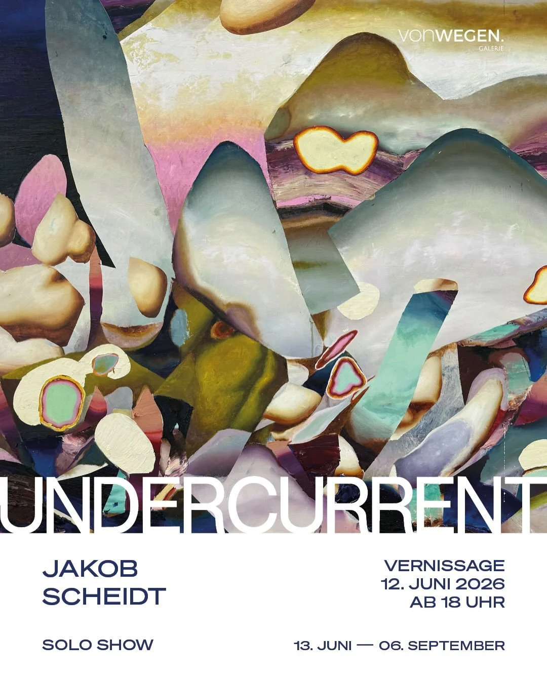 Anzeige

Morgen, Freitag, 12. Juni, er&ouml;ffnet ab 18 Uhr die Ausstellung UNDERCURRENT mit Arbeiten von Jakob Scheidt @jakob.scheidt in der Galerie von Wegen @galerievonwegen in Hamburg.  Nach dem unglaublichen Erfolg seiner ersten Solo Show im Okt