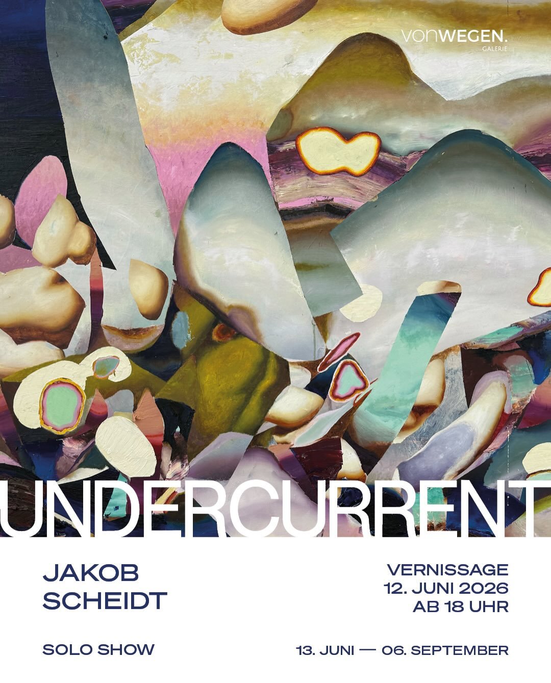 Anzeige

Morgen, Freitag, 12. Juni, er&ouml;ffnet ab 18 Uhr die Ausstellung UNDERCURRENT mit Arbeiten von Jakob Scheidt @jakob.scheidt in der Galerie von Wegen @galerievonwegen in Hamburg.  Nach dem unglaublichen Erfolg seiner ersten Solo Show im Okt