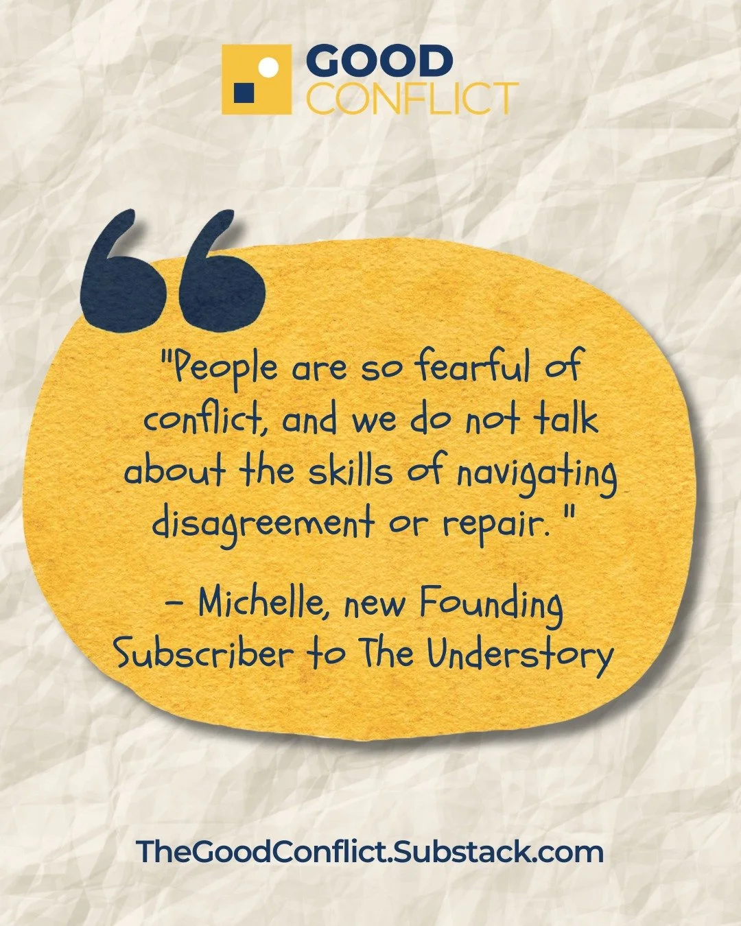 What&rsquo;s the easiest way to make an uncomfortable topic a little less taboo?🤔

Acknowledge it!💡

As Michelle points out - we need to start learning skills to prepare ourselves for that next tough convo. The Understory, our new Substack communit