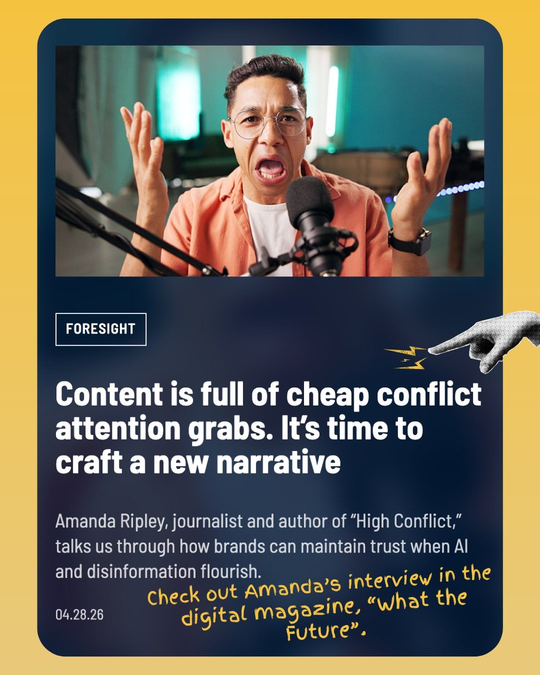 At Good Conflict we talk a lot about ways to cut the noise.  It&rsquo;s easy to say&hellip; but sometimes it can be TOUGH!

The truth is, cheap attention grabs get views, likes even!  And once something goes viral, it isn&rsquo;t always east to tell 