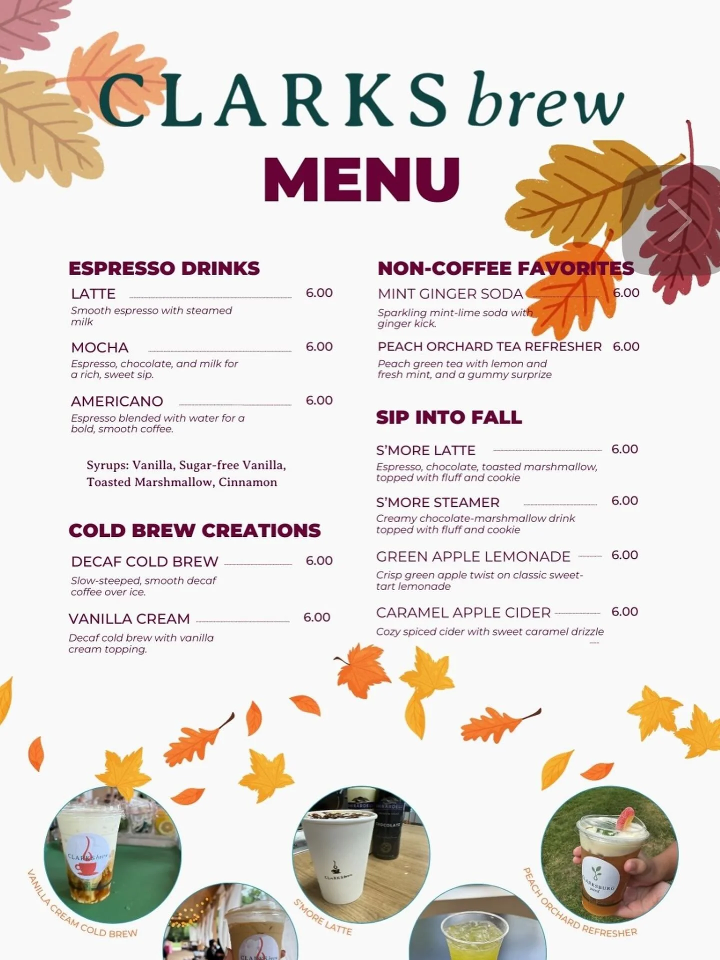 We&rsquo;re serving up our full menu @theclarksburgyard fall fest on Saturday, September 27 from 9am to 1 pm! Come on out and slip into fall!