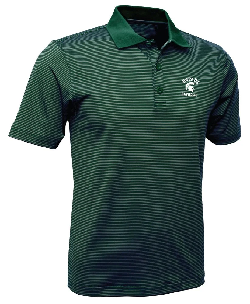 Men’s Mini Stripe Performance Polo
