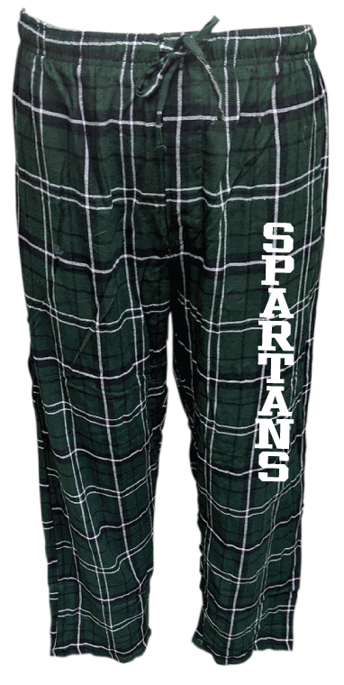 Plaid Pajama Pants( Green/ Black) — The Spartan Shop
