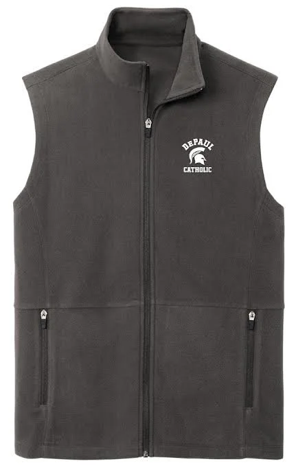 NEW! Pewter Micro Fleece Vest