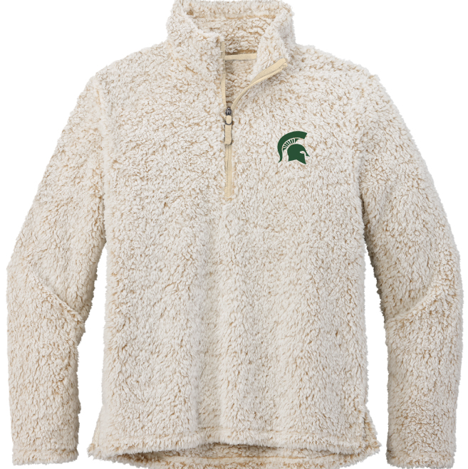 Unisex 1/4 zip Sherpa