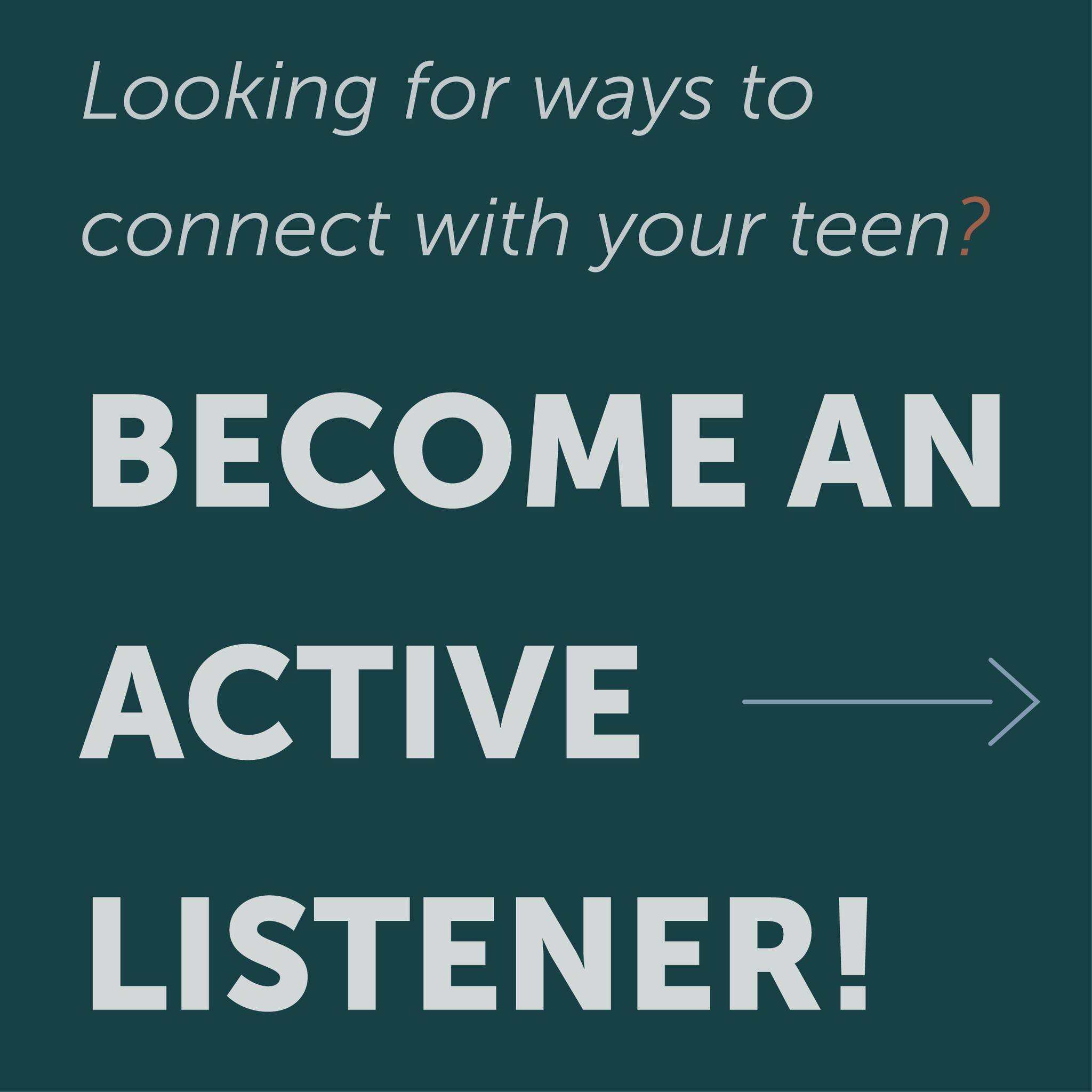 Every parent wants to be able to communicate with their teen(s). Here's a clinically-proven method to do just that!

#ParentingTips #parenting #parenting101 #parentingteens #communication #teens