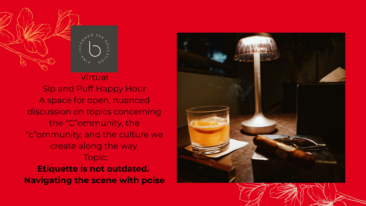 Sip & Puff Happy Hour Navigating the scene with poise