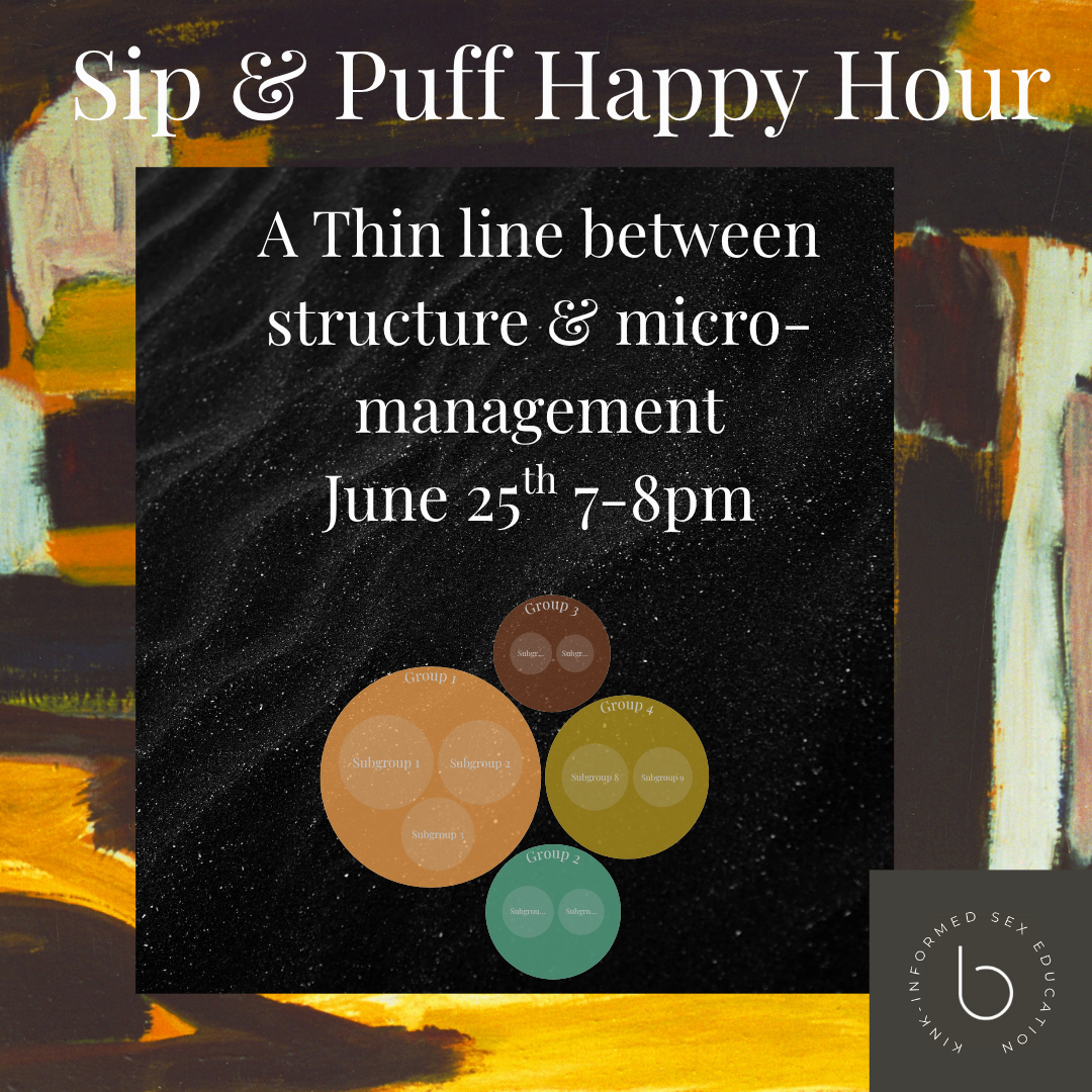 Sip &amp; Puff virtual Happy Hour