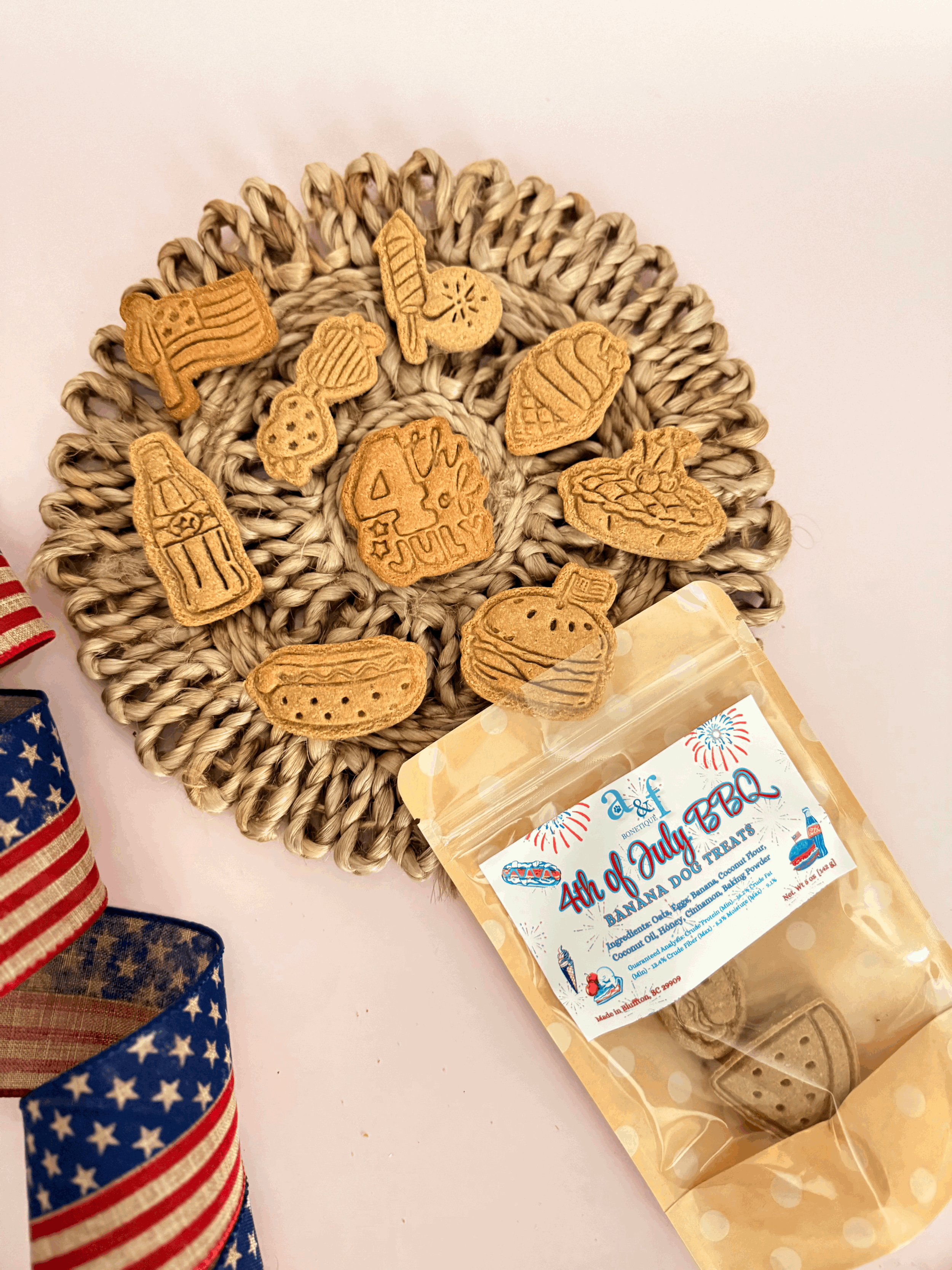 4th of July BBQ Stamped Bag