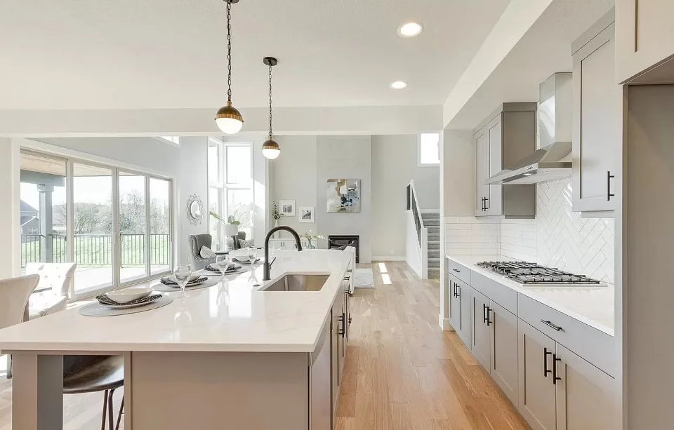 A view across the kitchen — Stillwater Lane.