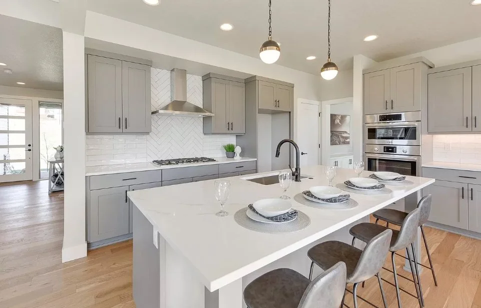 Kitchen and dining together — Stillwater Lane.