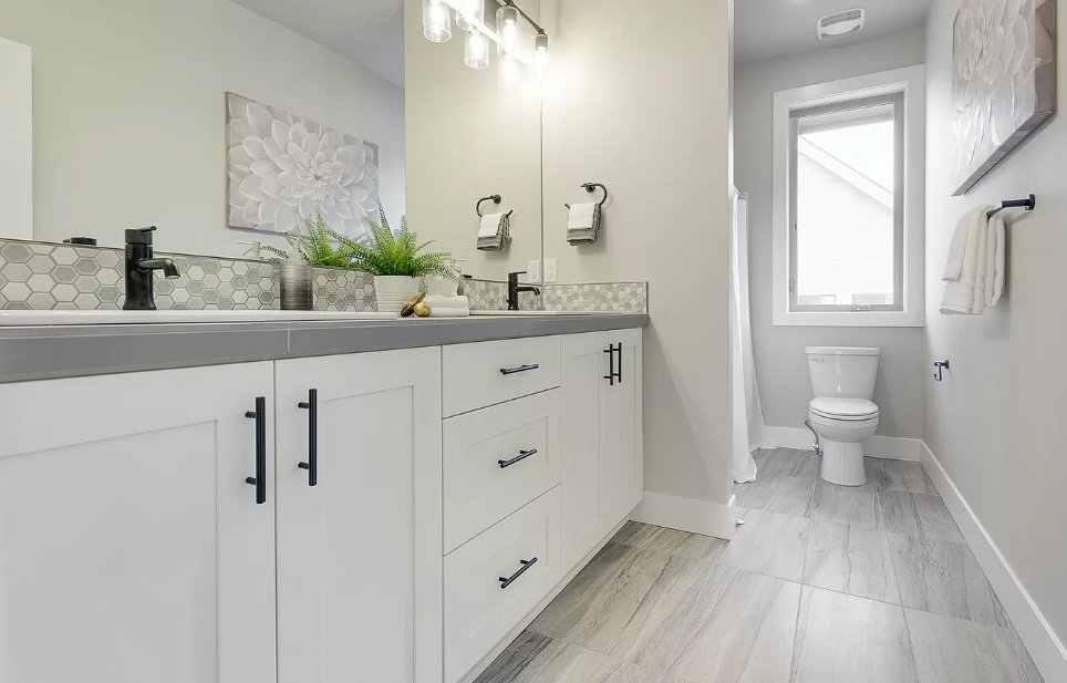 Bathroom finishes — Stillwater Lane.