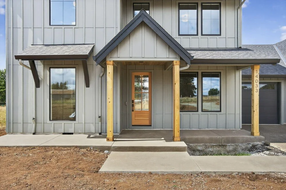 The front entrance — Carus Road.