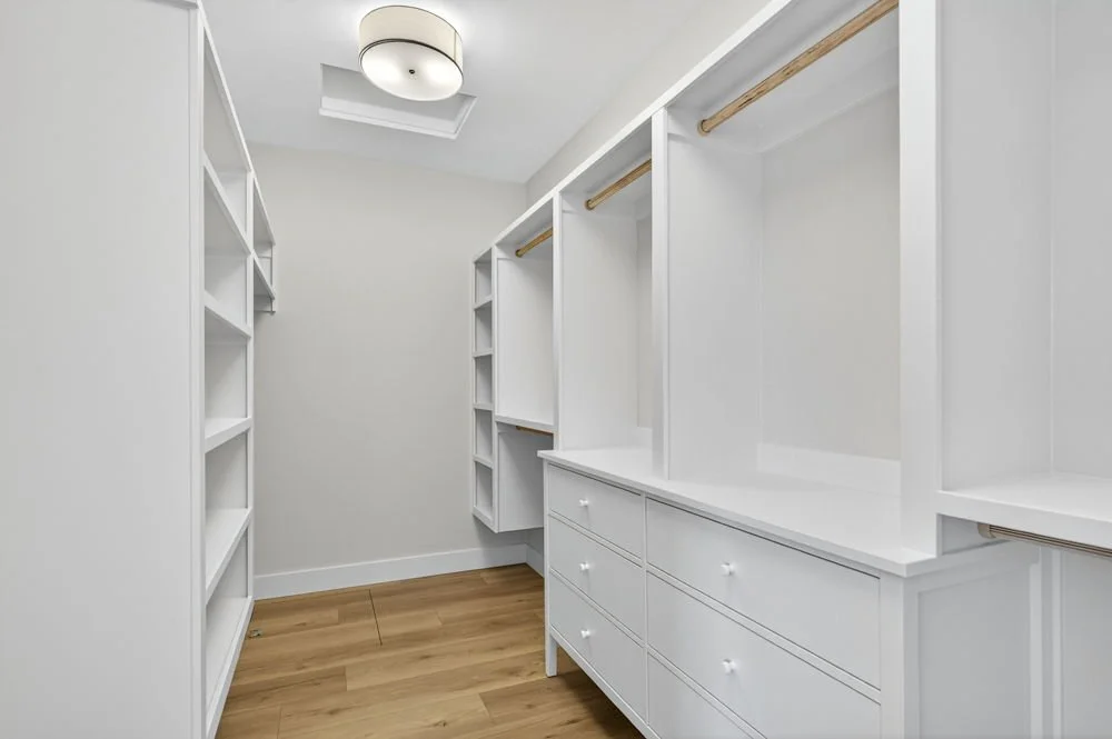 The walk-in closet — Carus Road.