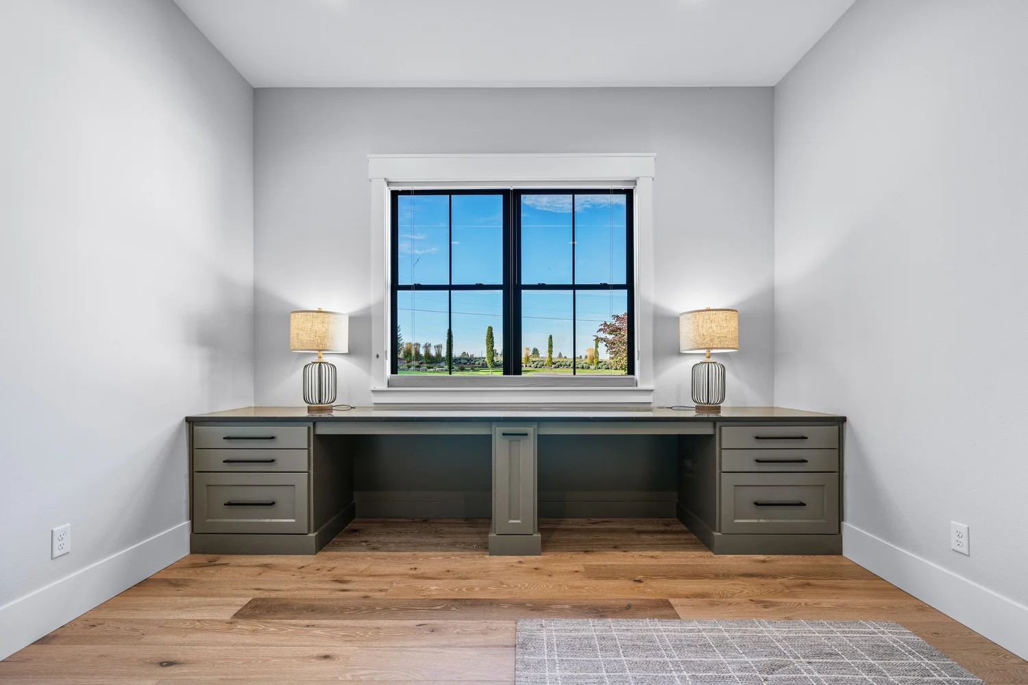 The built-in desk — Generations at Meridian.