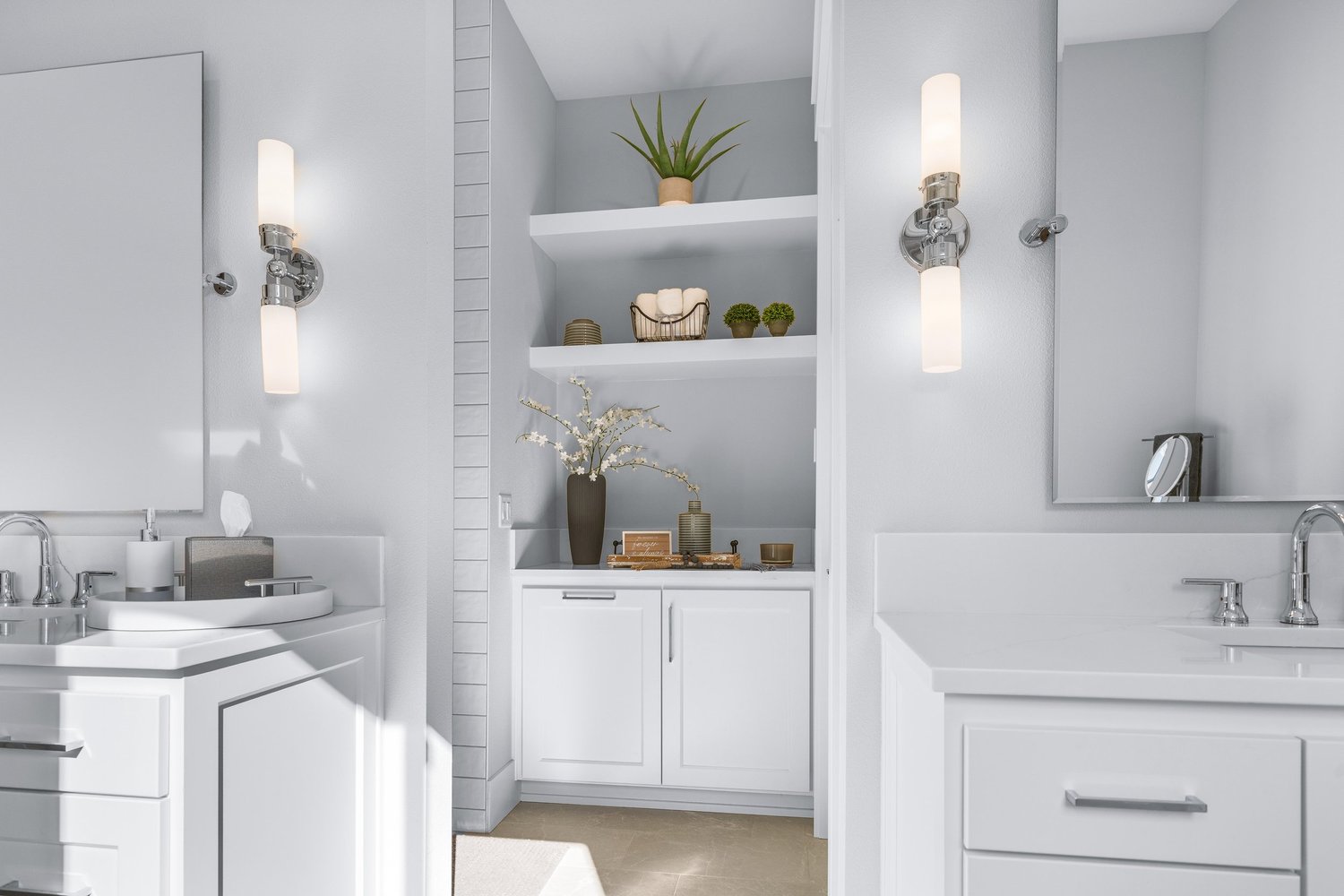 The double vanity — Generations at Meridian.