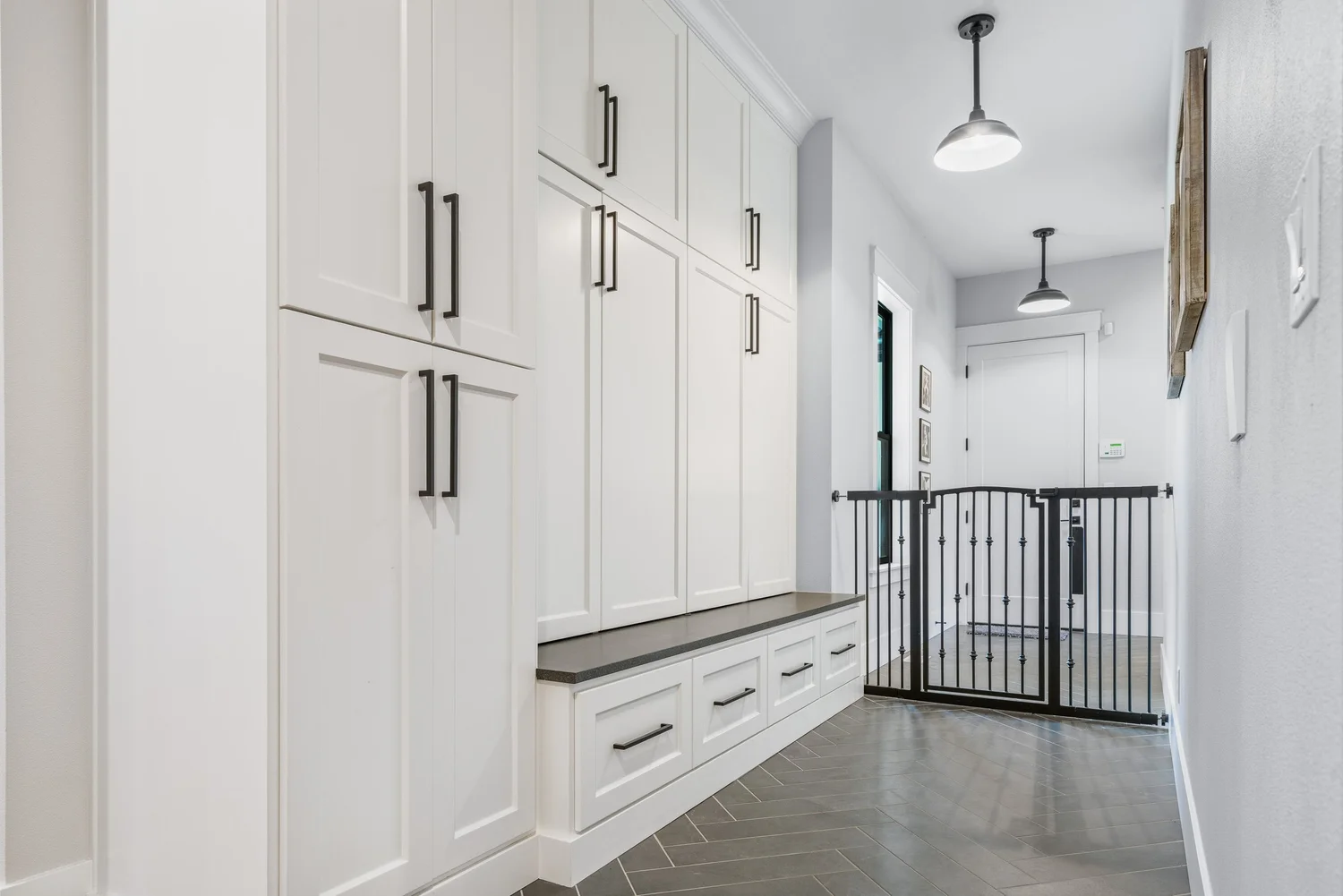 Hallway cabinetry — Generations at Meridian.