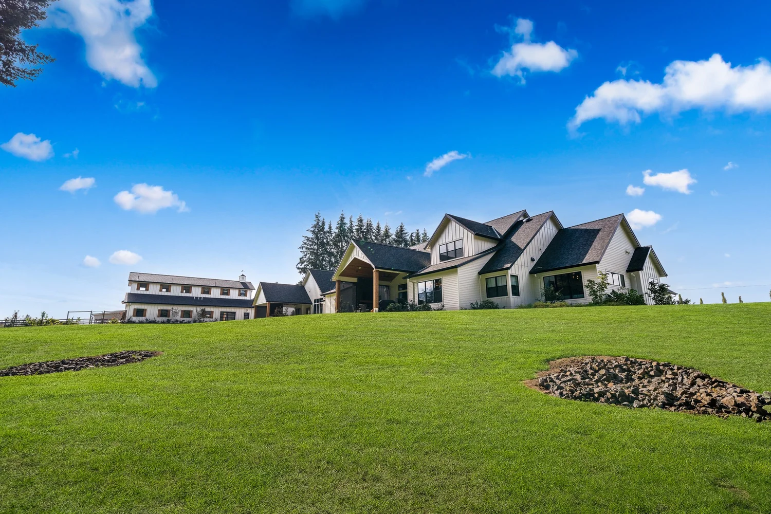 The grounds and rear exterior — Generations at Meridian.