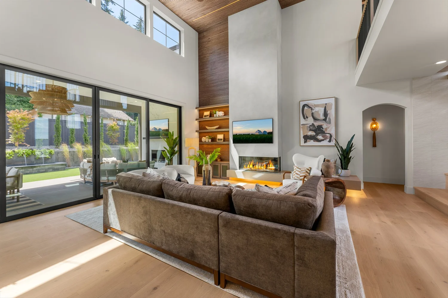 Light through the great room at 16067 Kaylyn Drive.