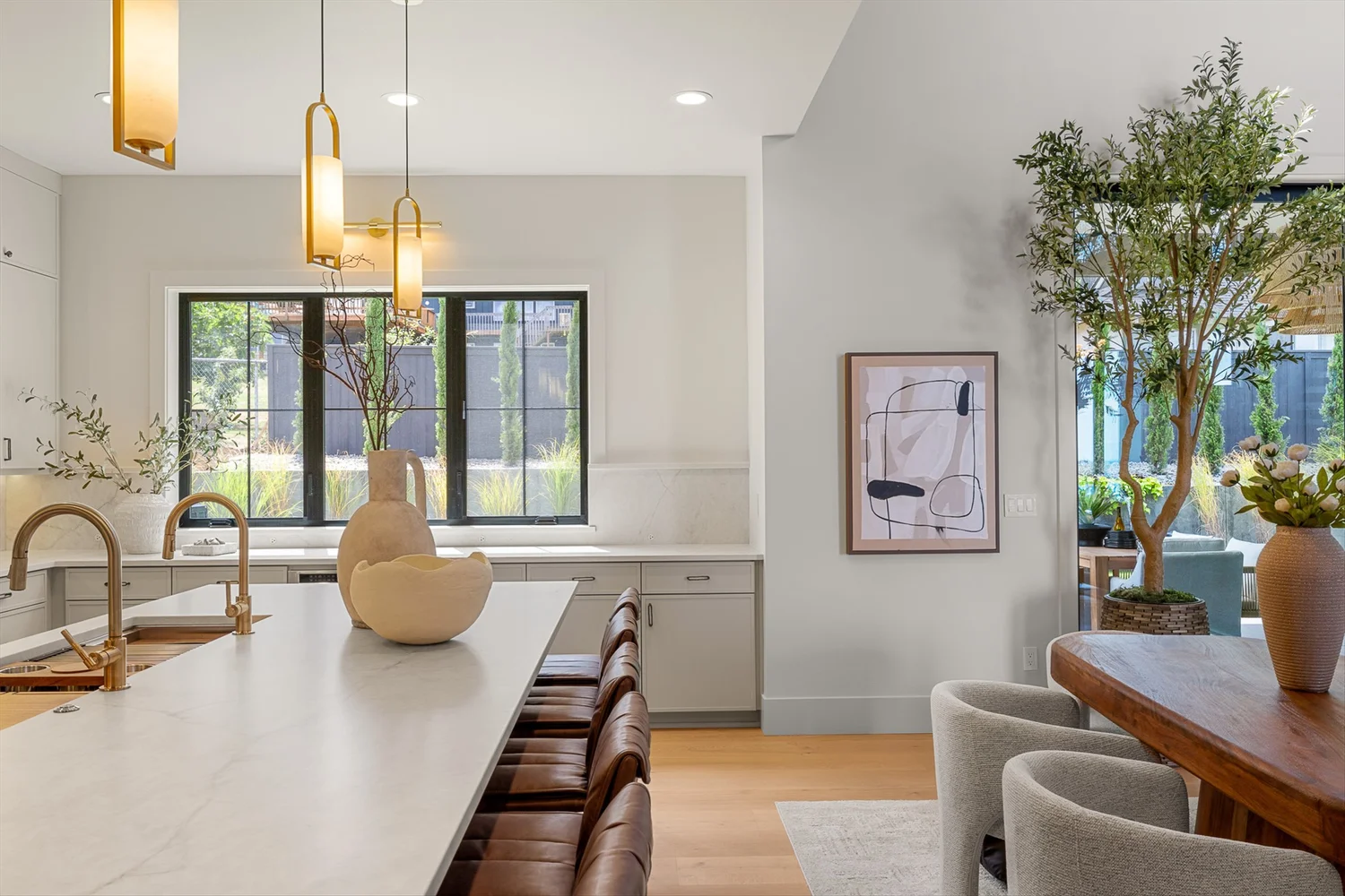 Kitchen finishes at 16067 Kaylyn Drive.