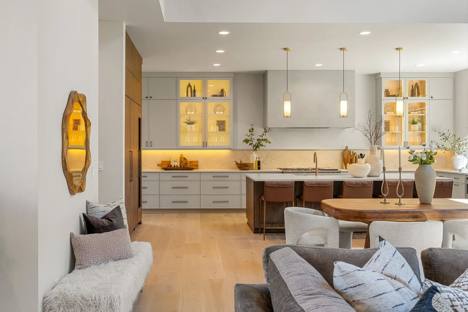 An open plan for gathering at 16067 Kaylyn Drive.