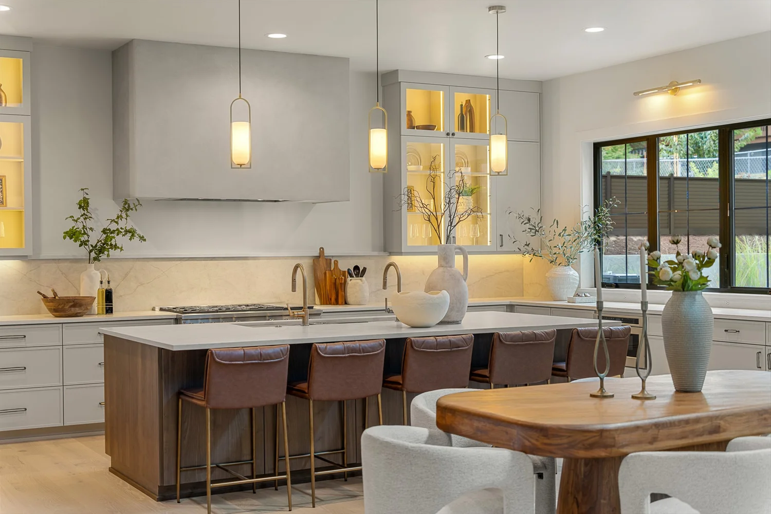 The kitchen and dining nook at 16067 Kaylyn Drive.