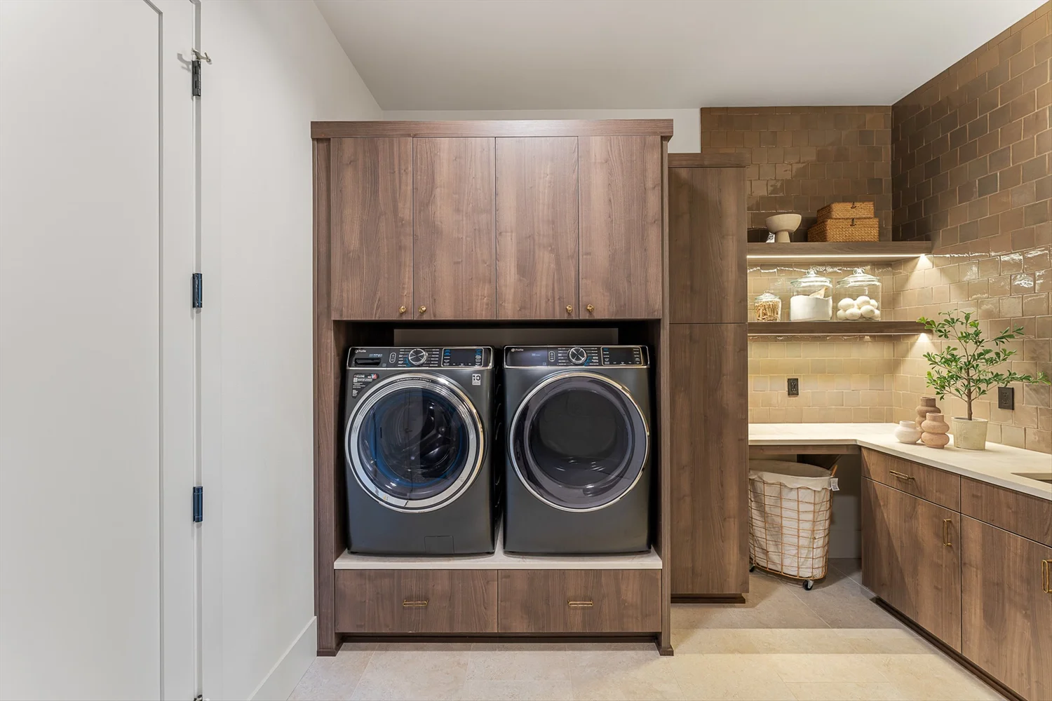 Main-level laundry at 16067 Kaylyn Drive.