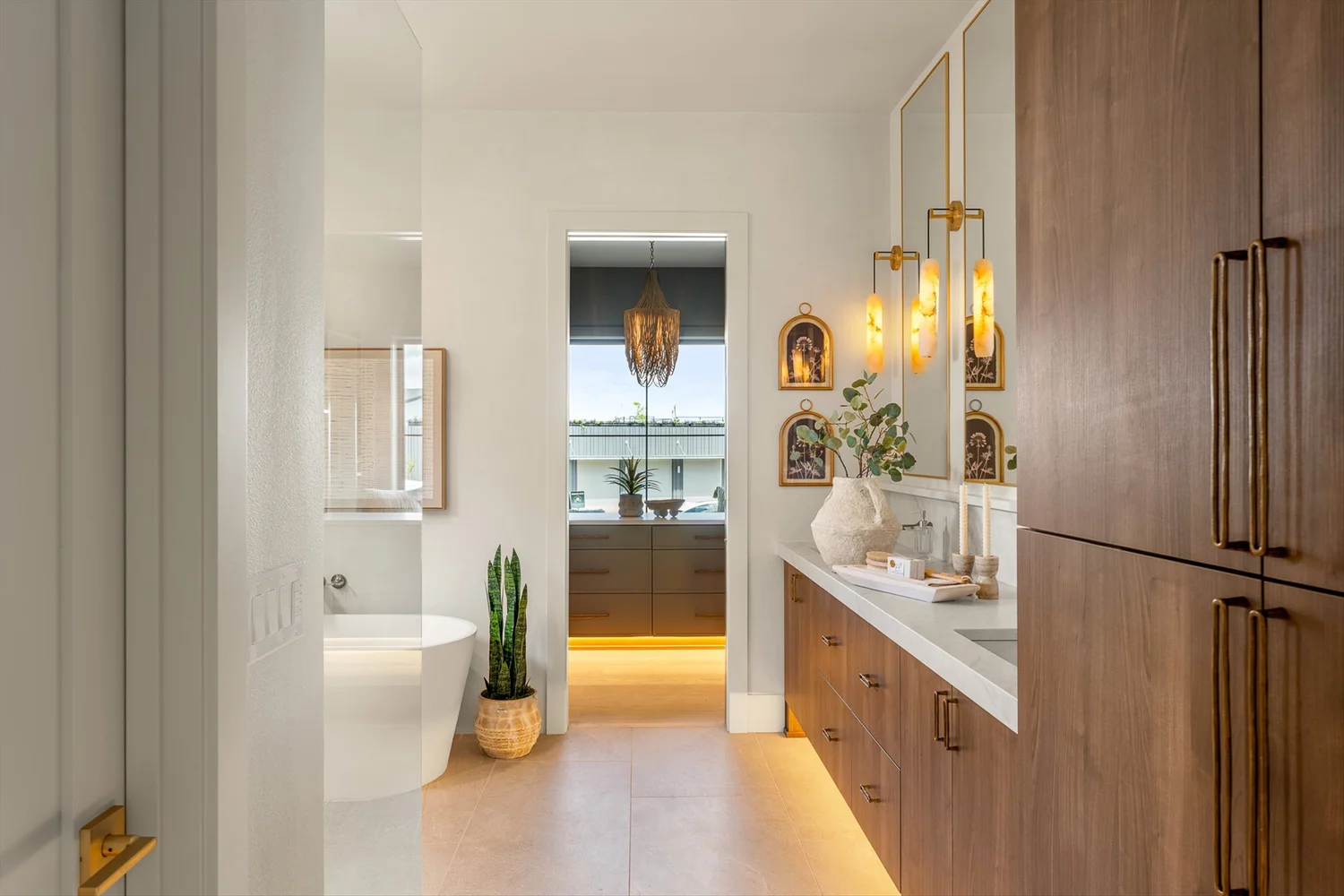 The primary bathroom at 16067 Kaylyn Drive.