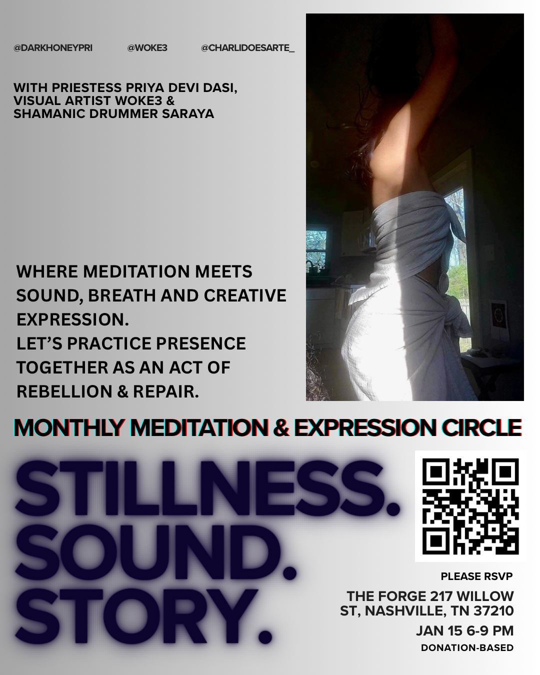 Monthly Meditation and Expression Circle 