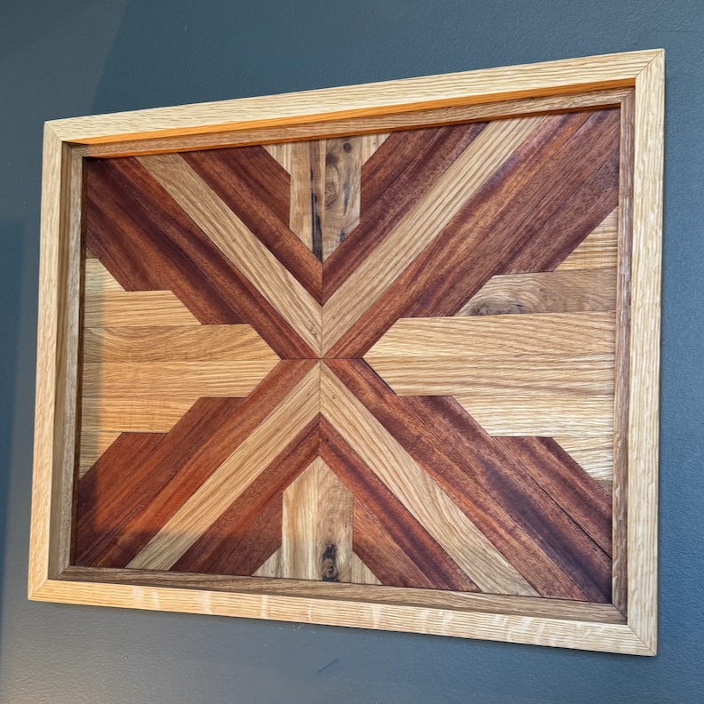 Geometric Wood Mosaic Workshop