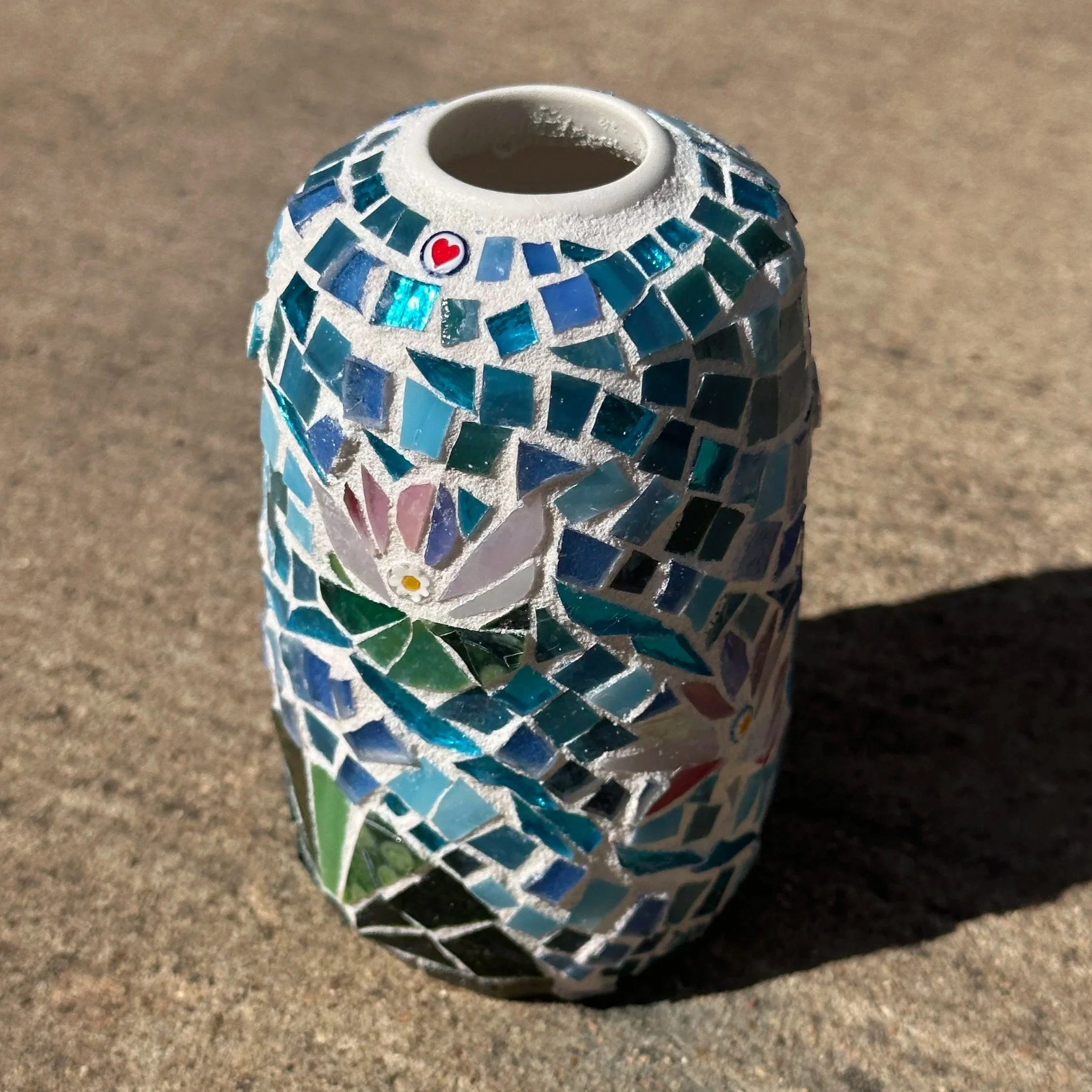 Mosaic Glass - Create Your Own Mini Vase